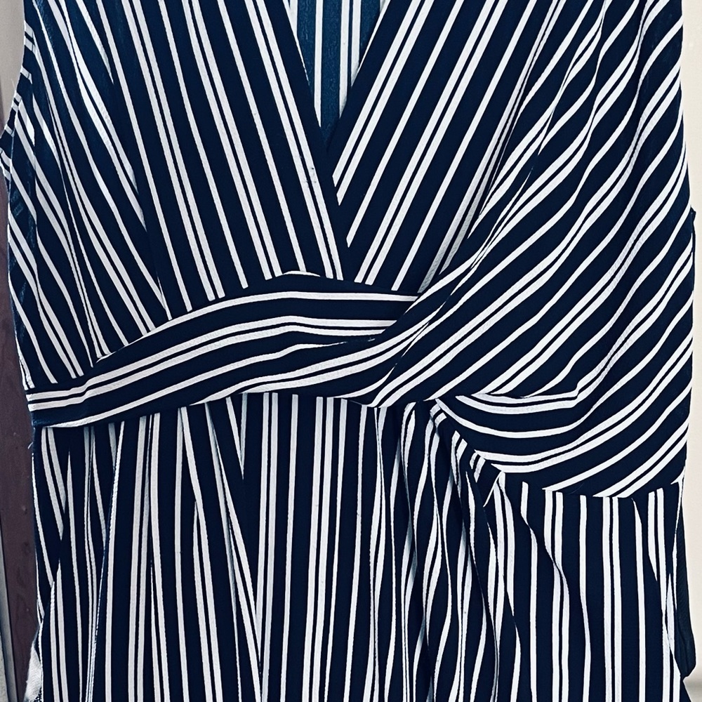 Strapless maxi dress with back slit